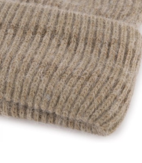 Ciepła czapka damska BEANIE zimowa jesienna jednokolorowa (Brązowy) Ciepła czapka damska BEANIE zimowa jesienna jednokolorowa (Brązowy)