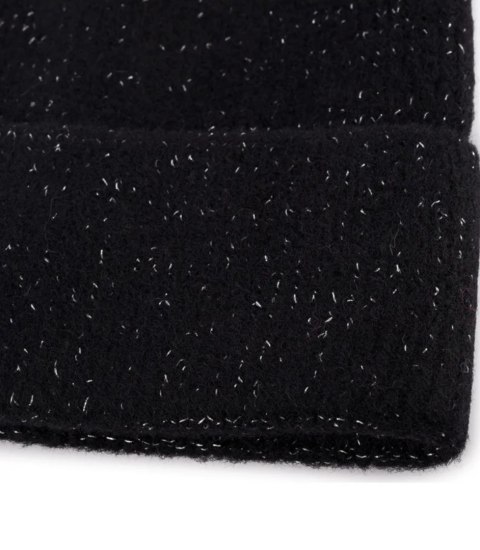 Ciepła czapka damska BEANIE zimowa jesienna jednokolorowa (Czarny) Ciepła czapka damska BEANIE zimowa jesienna jednokolorowa (Czarny)