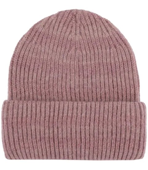 Ciepła czapka damska BEANIE zimowa jesienna jednokolorowa (Różowy) Ciepła czapka damska BEANIE zimowa jesienna jednokolorowa (Różowy)