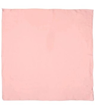 Delikatna gładka chusta chustka szal jednokolorowa elegancka 70x70 cm (Różowy)