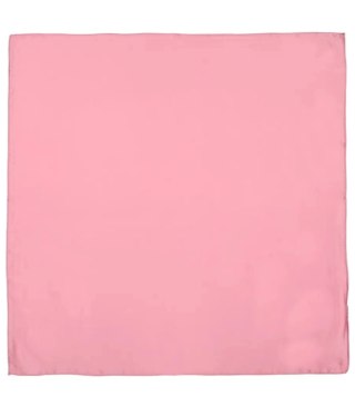 Delikatna gładka chusta chustka szal jednokolorowa elegancka 70x70 cm (Różowy)