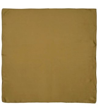 Delikatna gładka chusta chustka szal jednokolorowa elegancka 70x70 cm (Żółty)