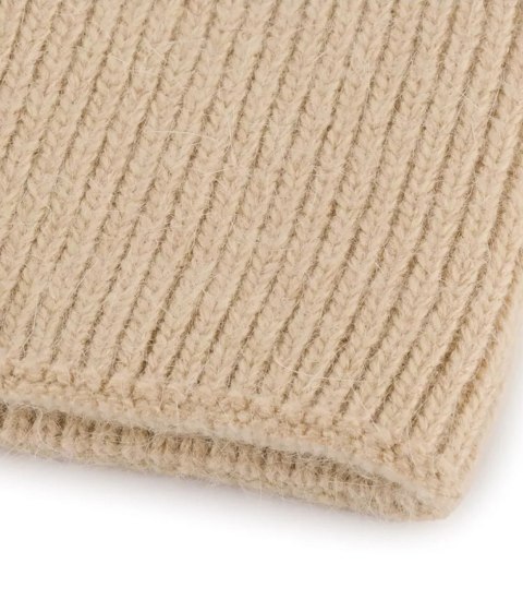 Ciepła czapka damska BEANIE zimowa jesienna jednokolorowa (Beżowy) Ciepła czapka damska BEANIE zimowa jesienna jednokolorowa (Beżowy)