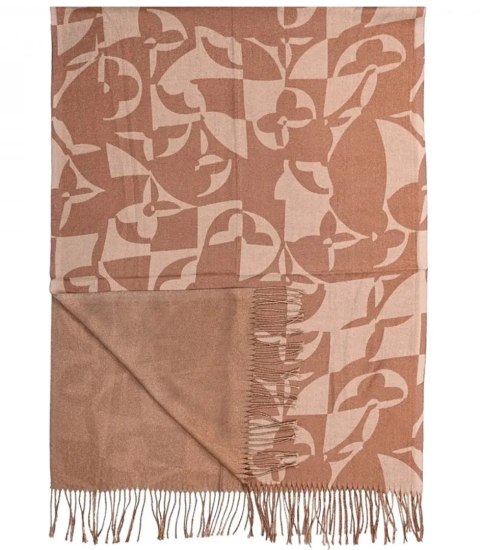 Ciepły stylowy szal szalik abstrakcyjny wzór miękki gładki 180x70 cm (Wielokolorowy || Beżowy) Ciepły stylowy szal szalik abstrakcyjny wzór miękki gładki 180x70 cm (Wielokolorowy || Beżowy)