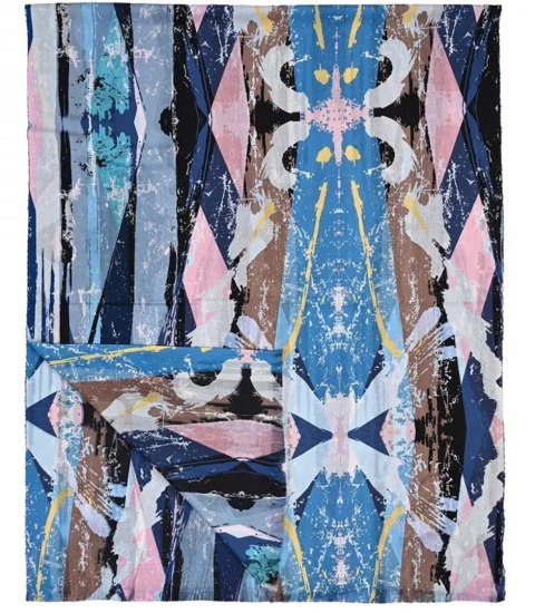 Ciepły stylowy szal szalik abstrakcyjny wzór miękki gładki 180x75 cm (Wielokolorowy || Niebieski) Ciepły stylowy szal szalik abstrakcyjny wzór miękki gładki 180x75 cm (Wielokolorowy || Niebieski)