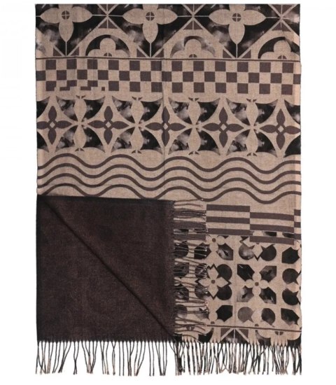 Ciepły szal szalik wzór mozaika błyszcząca nitka miękki gładki 180x70 cm (Wielokolorowy || Czarny) Ciepły szal szalik wzór mozaika błyszcząca nitka miękki gładki 180x70 cm (Wielokolorowy || Czarny)