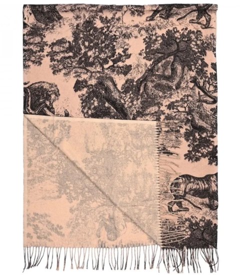 Ciepły szal szalik wzór rycina błyszcząca nitka miękki gładki 180x70 cm (Brązowy || Wielokolorowy) Ciepły szal szalik wzór rycina błyszcząca nitka miękki gładki 180x70 cm (Brązowy || Wielokolorowy)