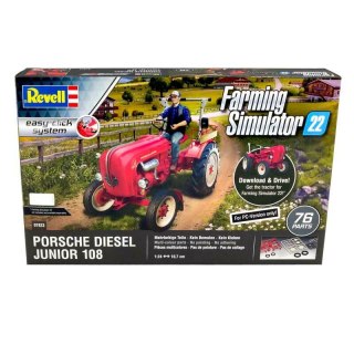 PROMO Revell 07823 Ciągnik Porsche Junior 108 easy-click system 1:24