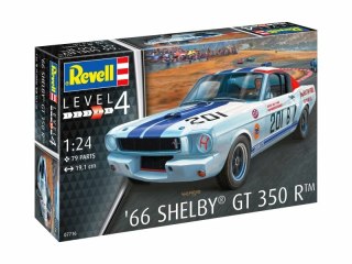 PROMO Samochód do składania 1:24 07716 SHELBY GT 350 R '66 Revell