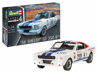 PROMO Samochód do składania 1:24 07716 SHELBY GT 350 R '66 Revell