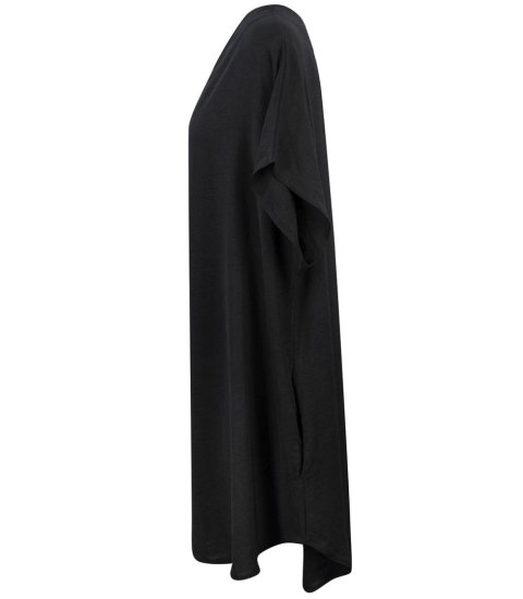 Gładka luźna wygodna sukienka tunika basic mini (Wielokolorowy) 42 Gładka luźna wygodna sukienka tunika basic mini (Wielokolorowy) 42