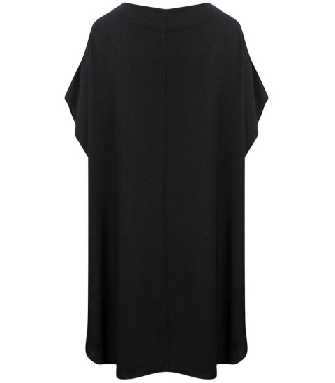 Gładka luźna wygodna sukienka tunika basic mini (Wielokolorowy) 42 Gładka luźna wygodna sukienka tunika basic mini (Wielokolorowy) 42