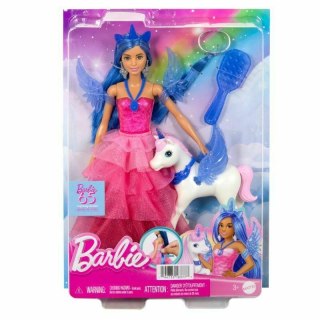 Barbie Sapphire Skrzydlaty jednorożec Lalka 65 rocznica HRR16 MATTEL