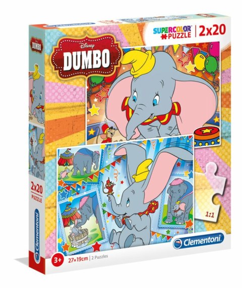 Clementoni Puzzle 2x20el SUPER KOLOR Dumbo 24756 p6