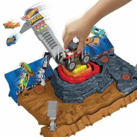 Hot Wheels Monster Trucks Arena Smashers - Piramida demolki Bone Shakera HNB96 p2 MATTEL