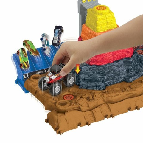 Hot Wheels Monster Trucks Arena Smashers - Piramida demolki Bone Shakera HNB96 p2 MATTEL