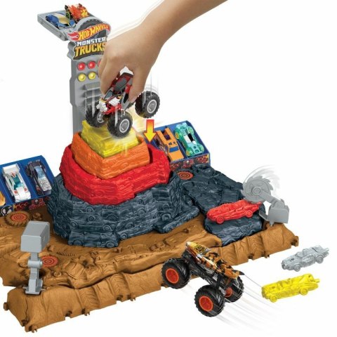 Hot Wheels Monster Trucks Arena Smashers - Piramida demolki Bone Shakera HNB96 p2 MATTEL