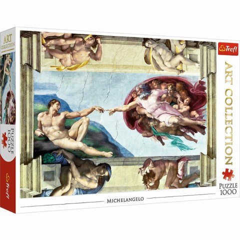 Puzzle 1000el Art Collection - Stworzenie Adama 10590 TREFL p6