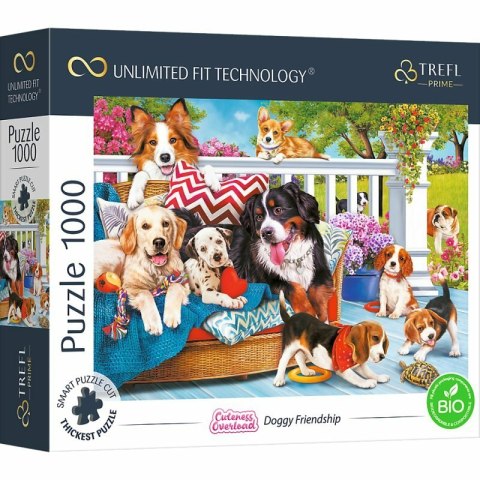 Puzzle 1000el UFT Doggy Friendship. Psia przyjaźń 10698 Trefl