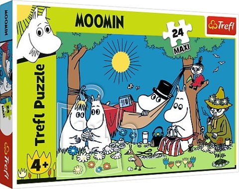 Puzzle 24el Maxi Radosny dzień Muminków 14324 Trefl p8