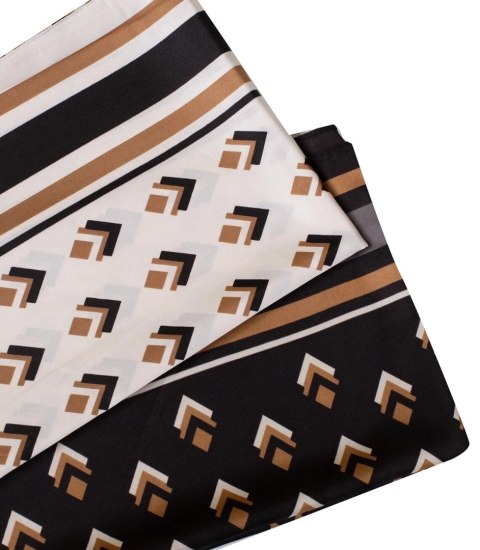 Chusta delikatna elegancka apaszka ozdobiona przepięknym wzorem (Wielokolorowy || Czarny) Chusta delikatna elegancka apaszka ozdobiona przepięknym wzorem (Wielokolorowy || Czarny)