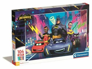 Clementoni Puzzle 104el Maxi SuperColor Batwheels 25761