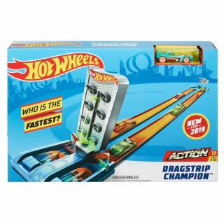 Hot Wheels Rywalizacja Mistrzów Dragstrip Champion GBF82 GBF81 MATTEL