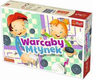 Warcaby Młynek ilustrowane gry planszowe 01622 Trefl p12