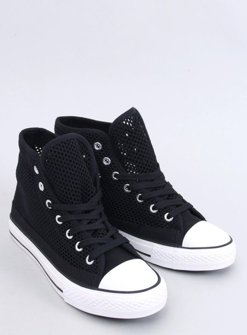 Ażurowe trampki za kostkę MOUSSE BLACK - 41 Ażurowe trampki za kostkę MOUSSE BLACK - 41