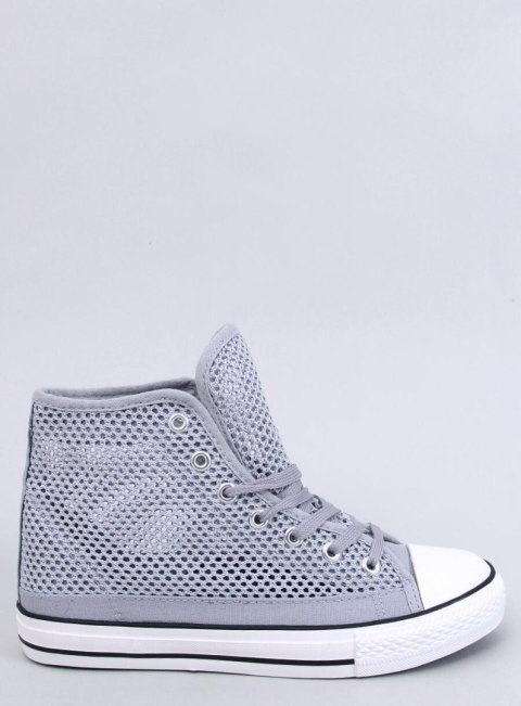 Ażurowe trampki za kostkę MOUSSE GREY - 37 Ażurowe trampki za kostkę MOUSSE GREY - 37