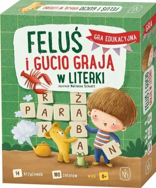 Feluś i Gucio grają w literki. Nasza Księgarnia