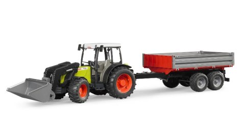 Traktor Claas Nectis 267F z ładowarką i przyczepą 02112 BRUDER