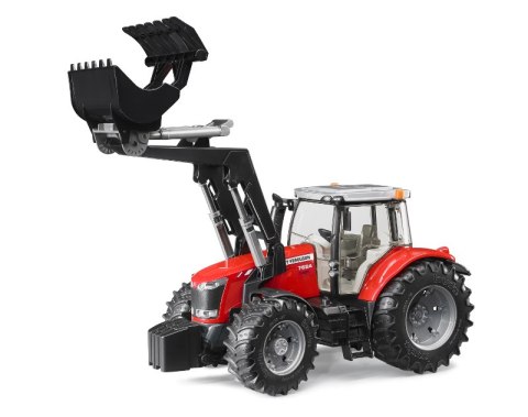 Traktor Massey Ferguson 7624 z ładowaczem czołowym 03047 BRUDER