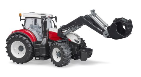 Traktor Steyr 6300 Terrus CVT z ładowarką czołową 03181 BRUDER