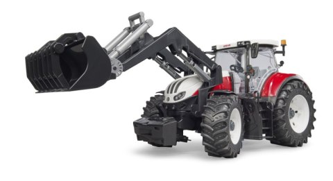 Traktor Steyr 6300 Terrus CVT z ładowarką czołową 03181 BRUDER