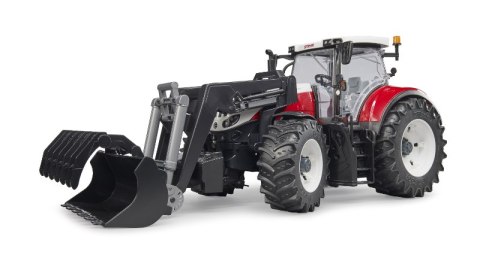 Traktor Steyr 6300 Terrus CVT z ładowarką czołową 03181 BRUDER