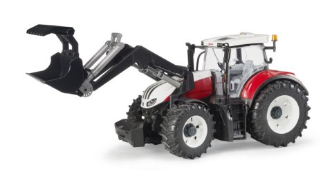 Traktor Steyr 6300 Terrus CVT z ładowarką czołową 03181 BRUDER