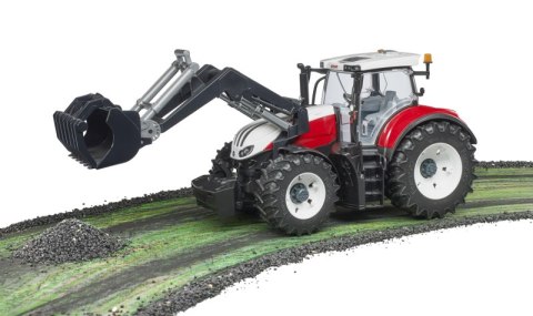 Traktor Steyr 6300 Terrus CVT z ładowarką czołową 03181 BRUDER