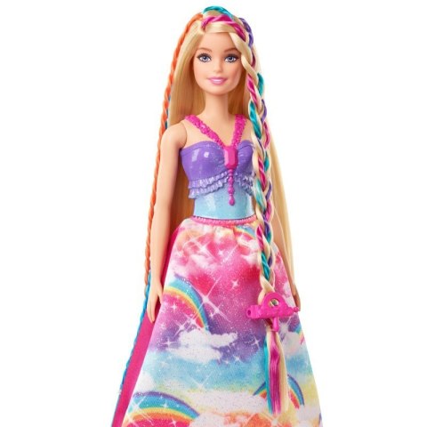 Barbie Lalka Dreamtopia Księżniczka Zakręcone pasemka GTG00 MATTEL