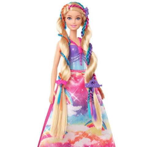 Barbie Lalka Dreamtopia Księżniczka Zakręcone pasemka GTG00 MATTEL