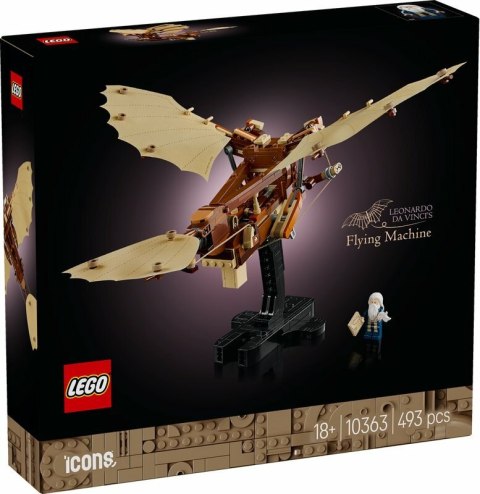 LEGO 10363 ICONS Maszyna latająca Leonarda da Vinci 4p