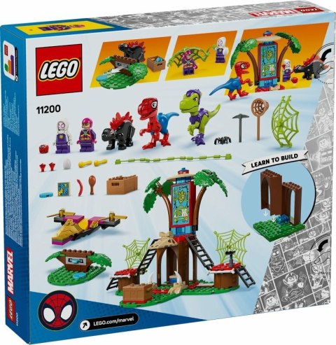 LEGO 11200 SPIDAY Bitwa Spidey'ego i Gobby'ego przy domku na drzewie 4p