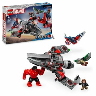 LEGO 76292 SUPER HEROES Kapitan Ameryka kontra Czerwony Hulk - bitwa