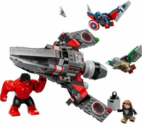 LEGO 76292 SUPER HEROES Kapitan Ameryka kontra Czerwony Hulk - bitwa