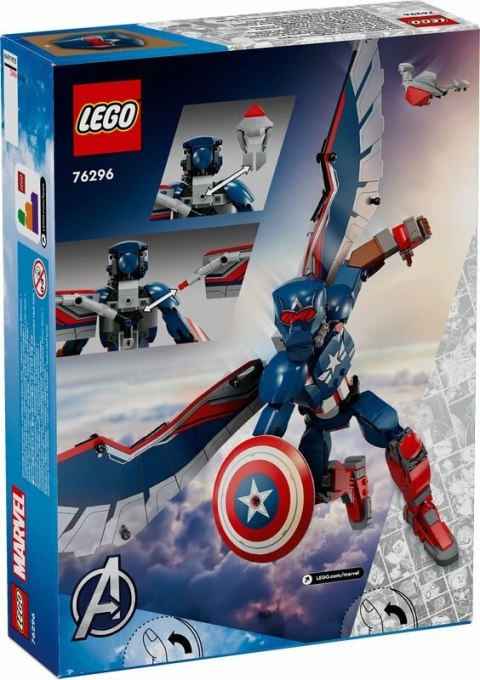 LEGO 76296 SUPER HEROES Figurka nowego Kapitana Ameryki