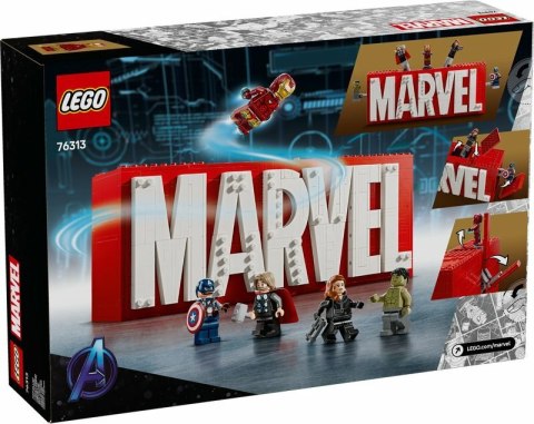 LEGO 76313 SUPER HEROES Logo MARVEL z minifigurkami p3