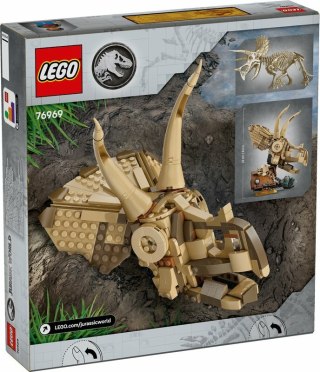 LEGO 76969 JURASSIC WORLD Szkielety dinozaurów: czaszka triceratopsa p4