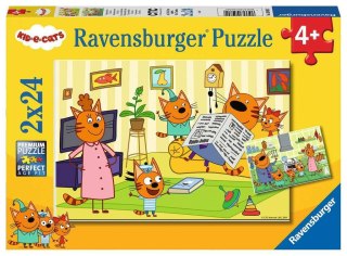 Puzzle 2x24el Kot-O-Ciaki 050802 RAVENSBURGER p8