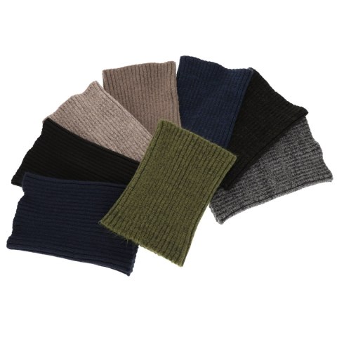Komin zimowy męski, granatowy, z wełną merino, Best Komin zimowy męski, granatowy, z wełną merino, Best