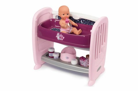 PROMO Baby Nurse Łóżeczko 2w1 + lalka SMOBY